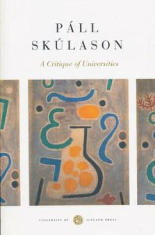 Cover of A Critique of Universities