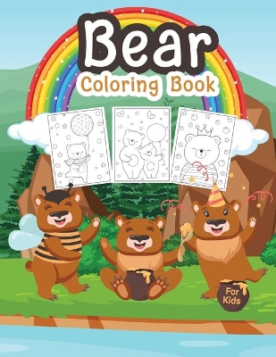 Book cover for Bear Coloring Book for Kids