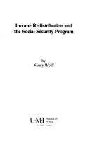 Book cover for Income Redistribution and the Social Security Program