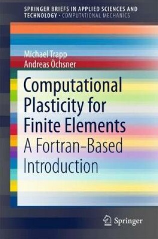 Cover of Computational Plasticity for Finite Elements