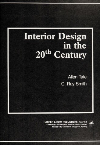 Book cover for Interior Design in the Twentieth Century