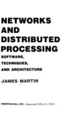 Cover of Computer Networks and Distributed Processing