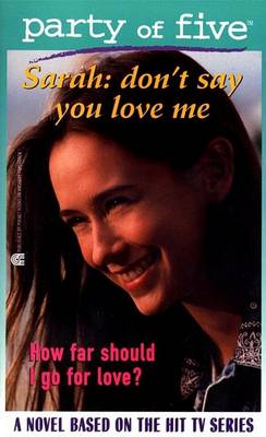 Book cover for Don't Say You Love Me