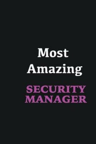 Cover of Most Amazing Security manager