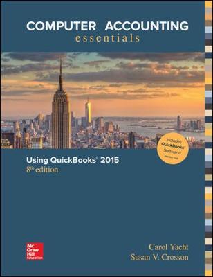 Book cover for Computer Accounting Essentials Using QuickBooks 2015