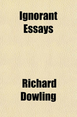 Cover of Ignorant Essays