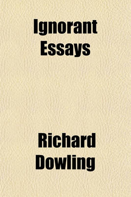 Book cover for Ignorant Essays