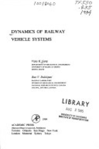 Cover of Dynamics of Railway Vehicle Systems