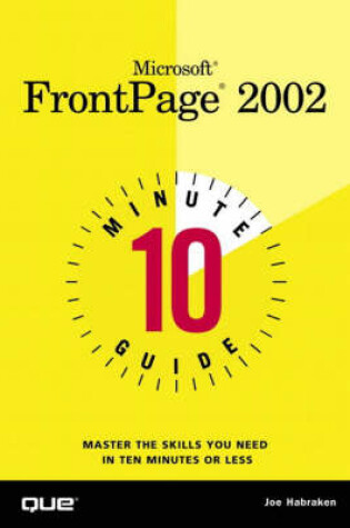 Cover of 10 Minute Guide to Microsoft FrontPage 2002