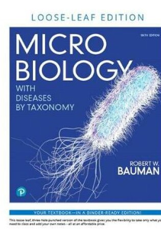 Cover of Microbiology with Diseases by Taxonomy, Loose-Leaf Plus Mastering Microbiology with Pearson Etext -- Access Card Package