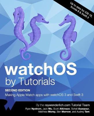 Book cover for Watchos by Tutorials Second Editon