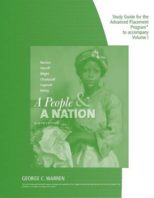 Book cover for AP STUDY GDE A PEOPLE AND A NATION VOL I