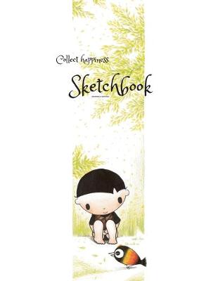 Book cover for Collect happiness sketchbook(Drawing & Writing)( Volume 16)(8.5*11) (100 pages)