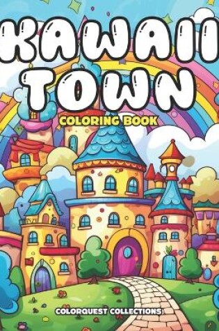 Cover of Kawaii Town Coloring Book