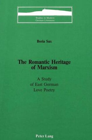 Cover of The Romantic Heritage of Marxism
