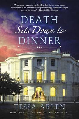 Book cover for Death Sits Down to Dinner