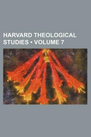 Cover of Harvard Theological Studies (Volume 7)