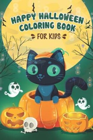 Cover of Happy Halloween coloring book for Kids