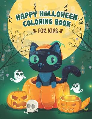 Cover of Happy Halloween coloring book for Kids