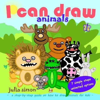 Book cover for I can draw animals