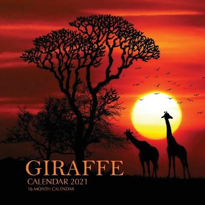 Book cover for Giraffe Calendar 2021