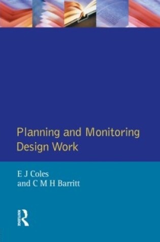 Cover of Planning and Monitoring Design Work