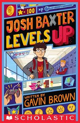 Book cover for Josh Baxter Levels Up