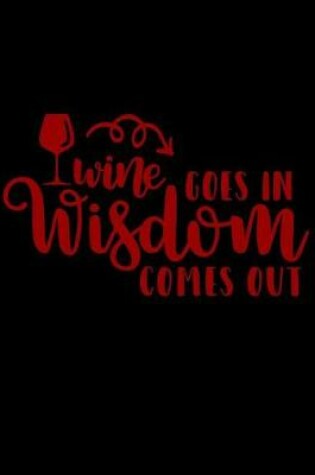 Cover of Wine Goes in Wisdom Comes Out