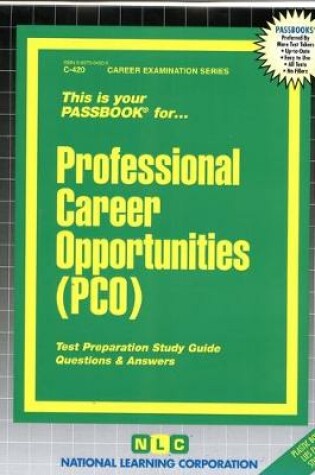 Cover of Professional Career Opportunities (PCO)