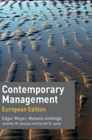Cover of Contemporary Management: European Edition with Redemption card