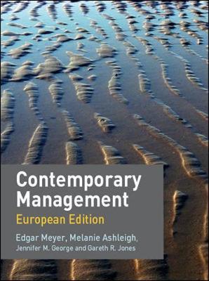 Book cover for Contemporary Management: European Edition with Redemption card