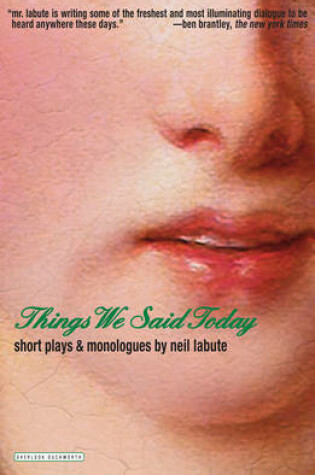 Cover of Things We Said Today