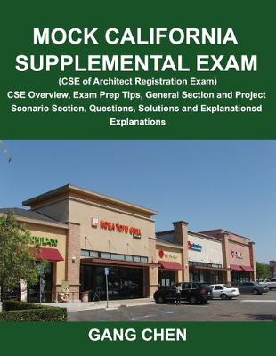 Book cover for Mock California Supplemental Exam (CSE of Architect Registration Exam)