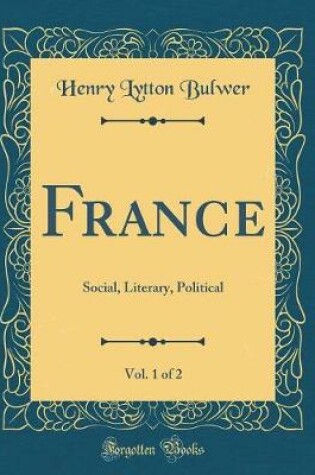 Cover of France, Vol. 1 of 2