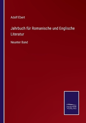 Book cover for Jahrbuch für Romanische und Englische Literatur