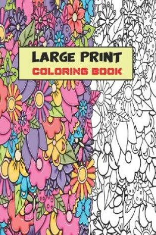 Cover of Large Print Coloring Book