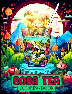 Book cover for Boba Tea Coloring Book