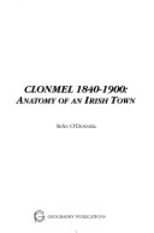 Cover of Clonnel 1840-1900
