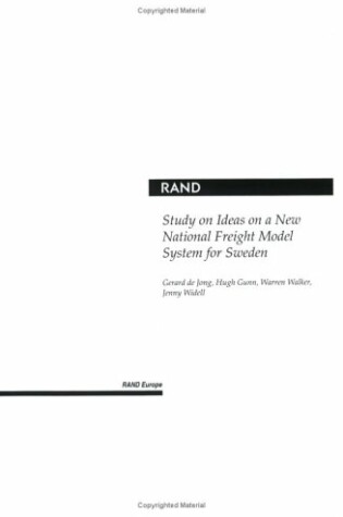 Cover of Study on Ideas on a New National Freight Model System for Sweden