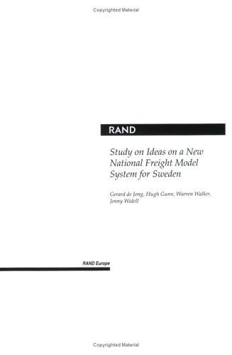 Book cover for Study on Ideas on a New National Freight Model System for Sweden