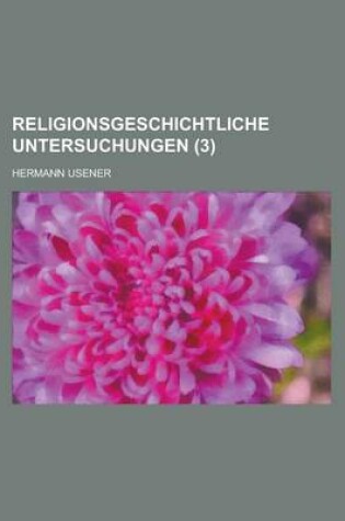 Cover of Religionsgeschichtliche Untersuchungen (3 )