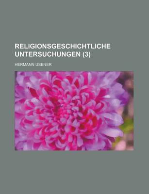 Book cover for Religionsgeschichtliche Untersuchungen (3 )