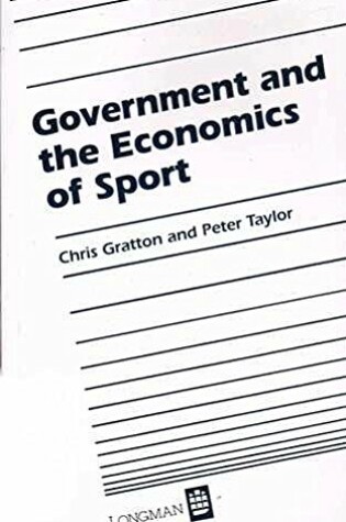 Cover of Government and the Economics of Sport