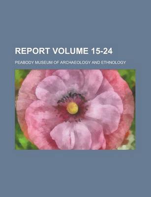 Book cover for Report Volume 15-24