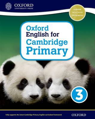 Book cover for Oxford English for Cambridge Primary Student Book 3