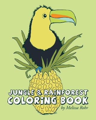 Book cover for Jungle & Rainforest Coloring Book