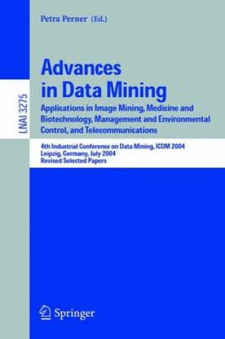 Cover of Advances in Data Mining