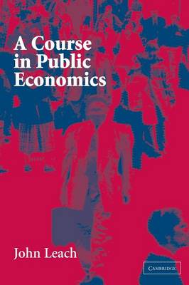 Book cover for A Course in Public Economics