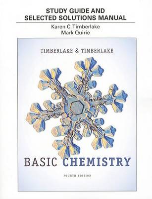 Book cover for Study Guide and Selected Solutions Manual for Basic Chemistry