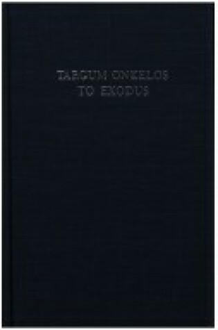 Cover of Targum Onkelos to Exodus